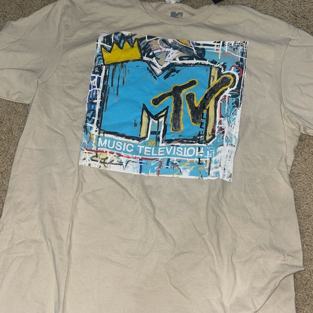 Tan MTV shirt
